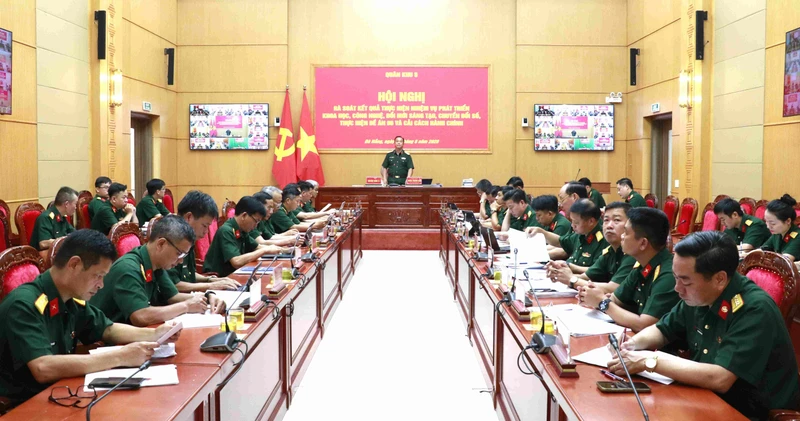 Quân khu 5 đẩy mạnh chuyển đổi số, 100% Ban CHQS cấp xã ký số trước hạn