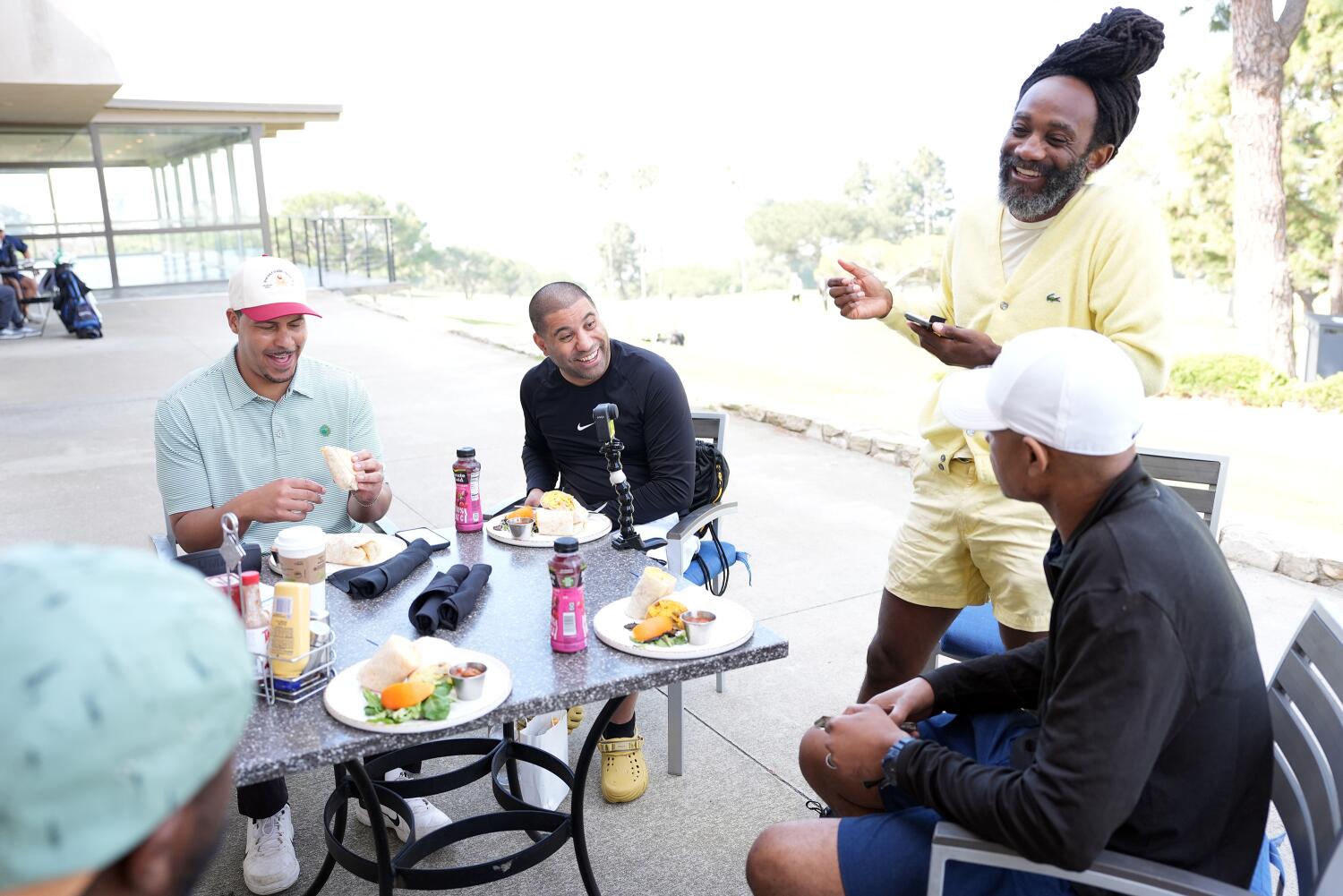 Inside the LA club where dads swap kid chaos for golf and grounding ...