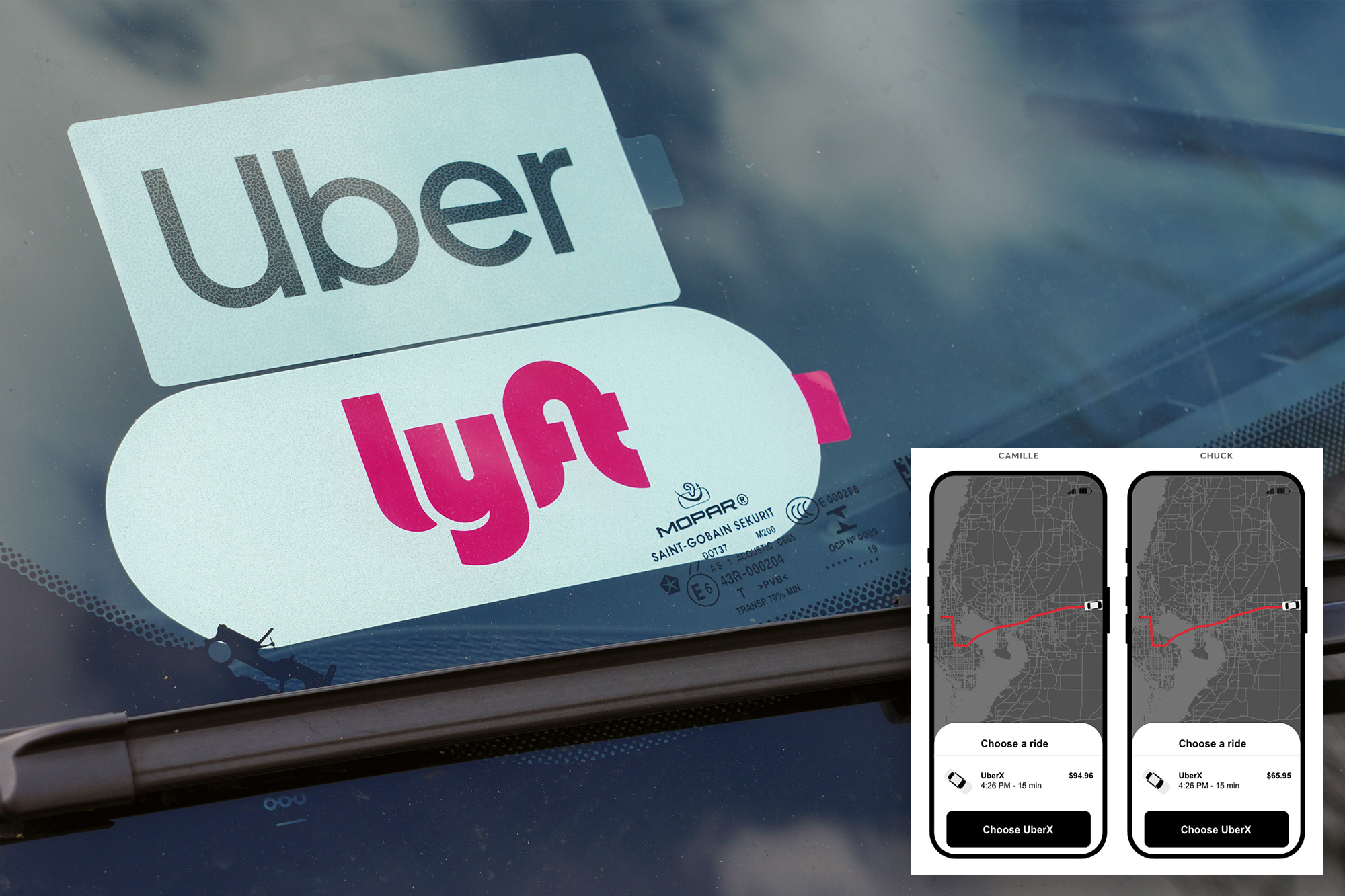 Uber, Lyft sell virtually identical rides at vastly different prices ...