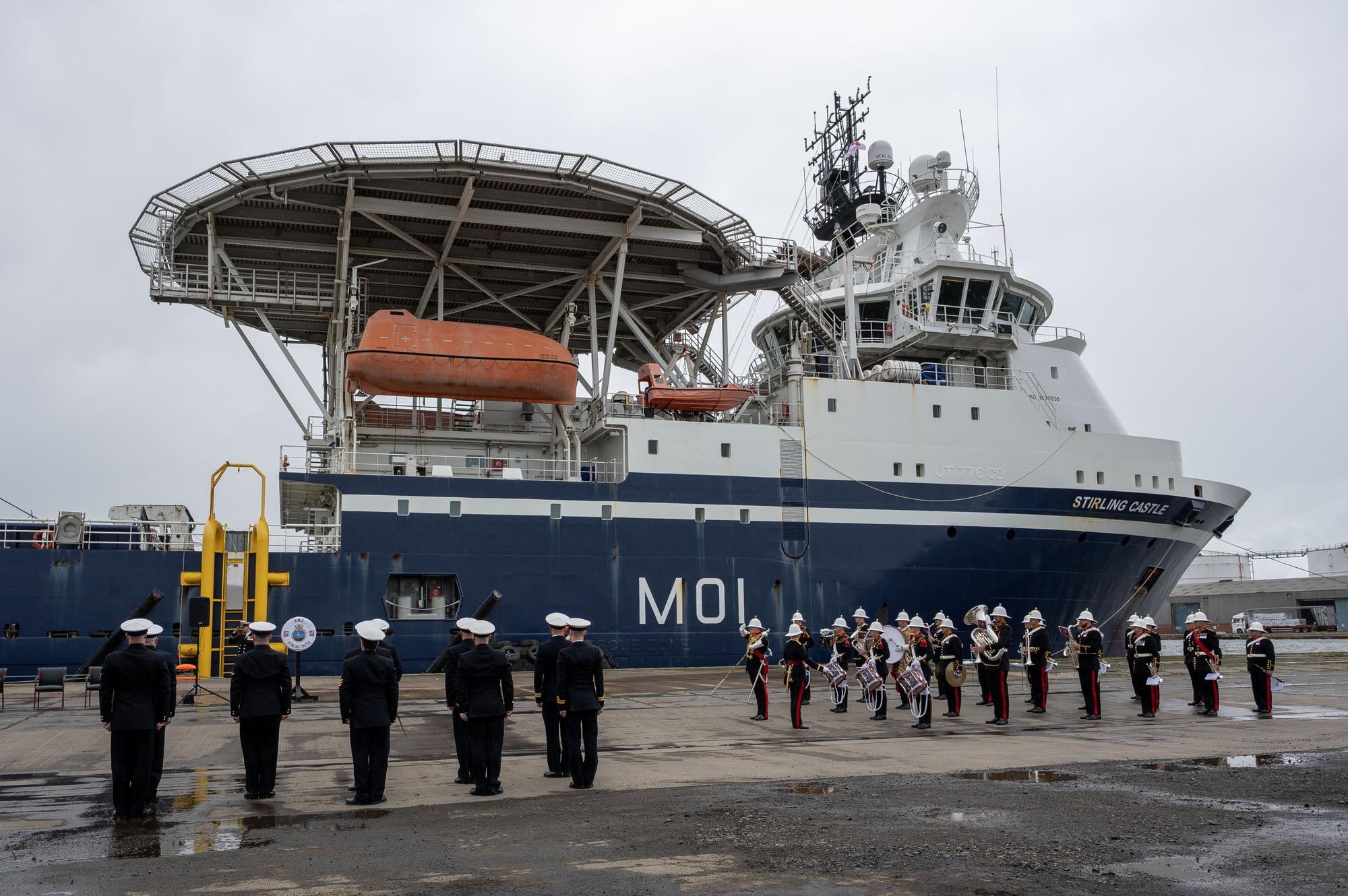 Special event at Port of Grangemouth to commission RN minesweeper HMS ...