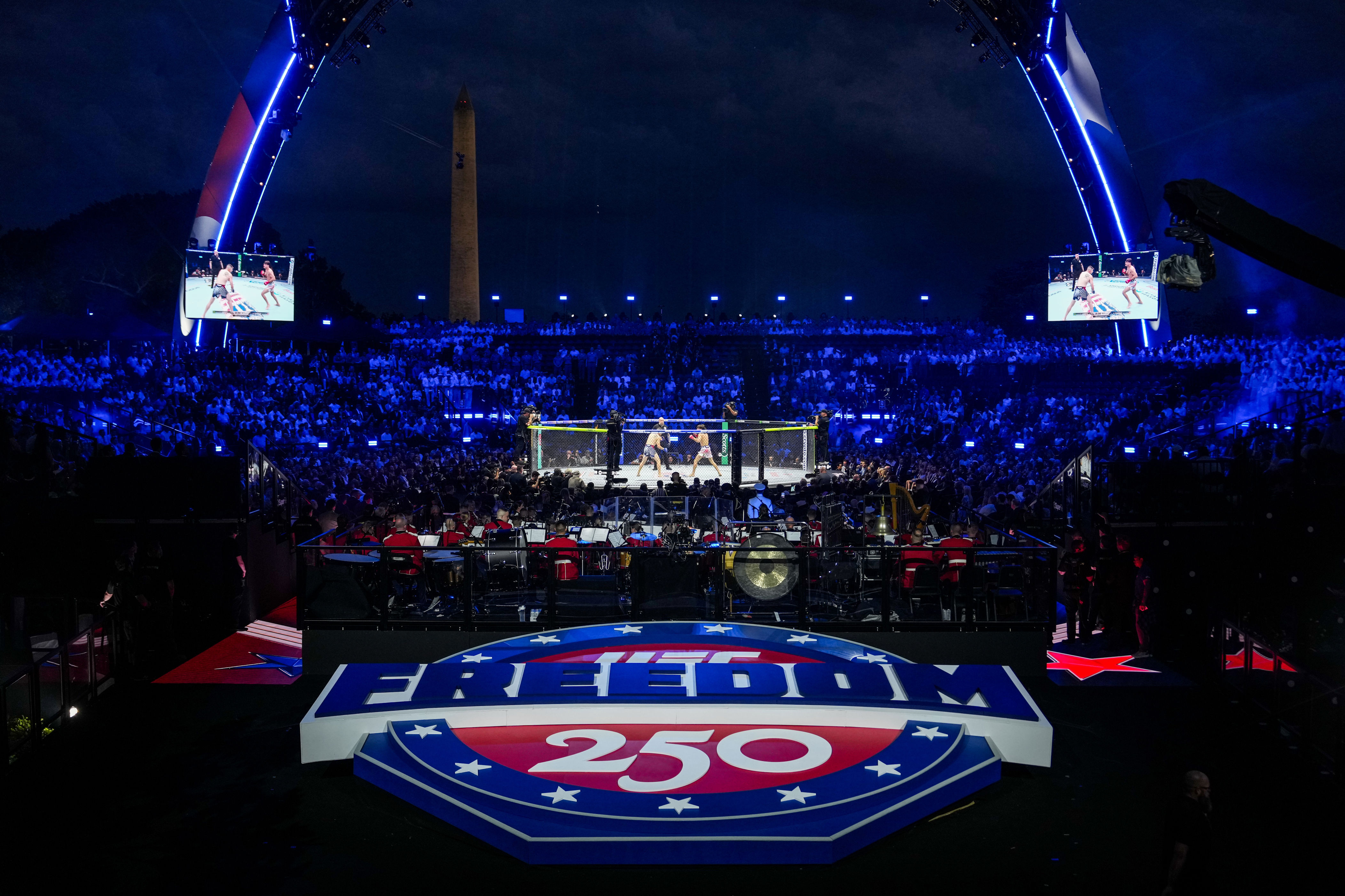 Five arrested, charged with plotting to attack UFC event at White House ...
