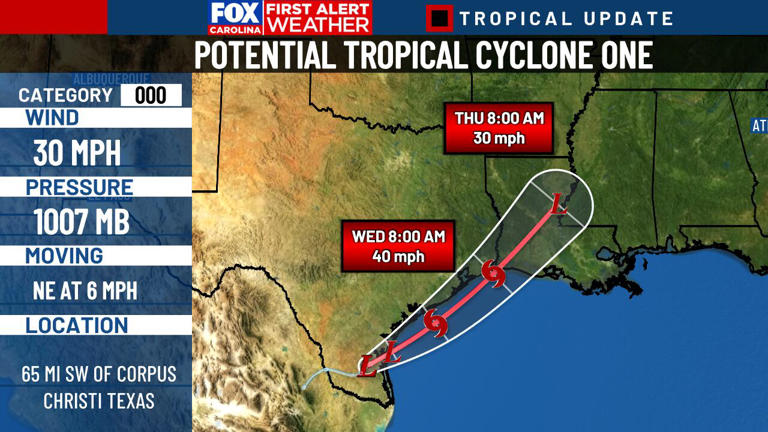 First alert: Potential tropical cyclone one: The system behind your ...
