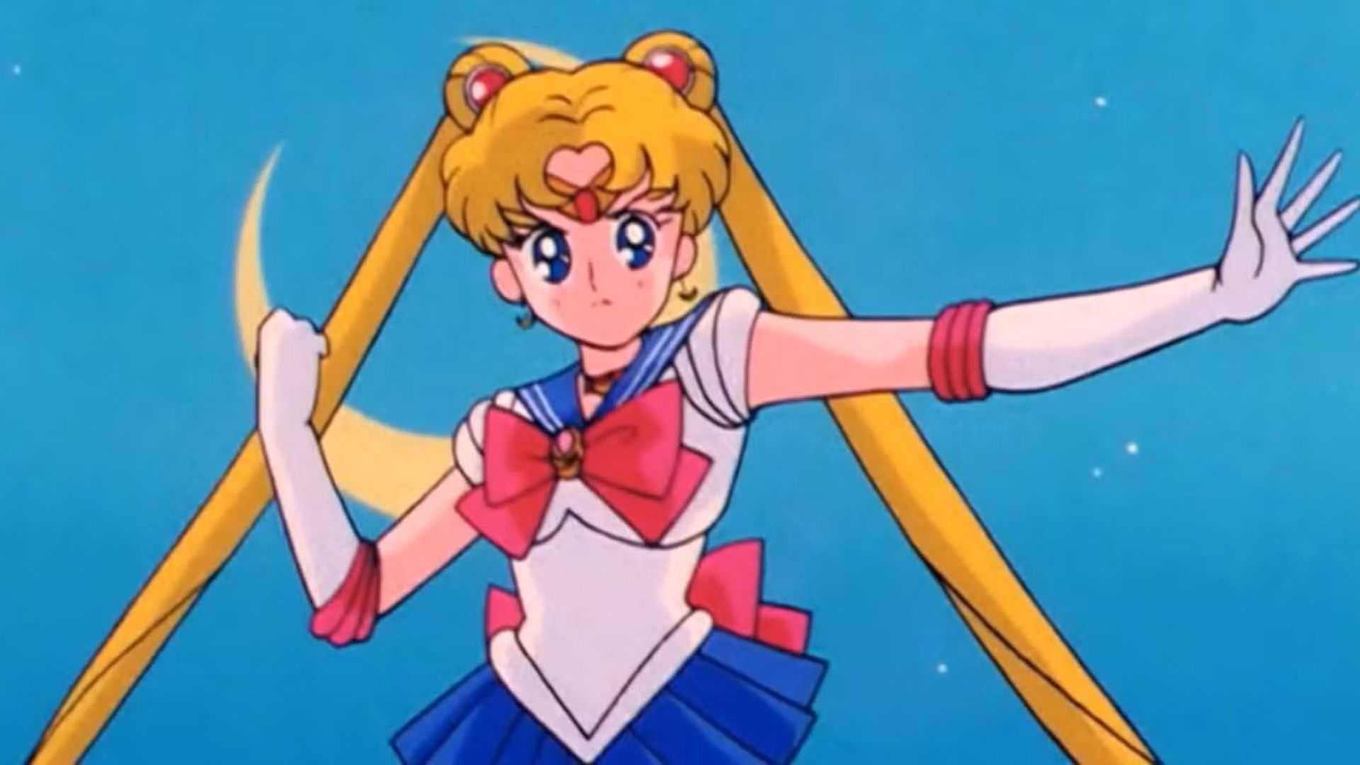 Sailor Moon Looking Serious.