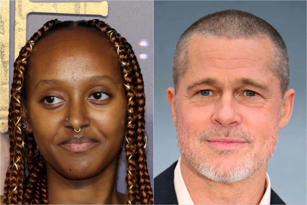 Brad Pitt and his daughter Zahara