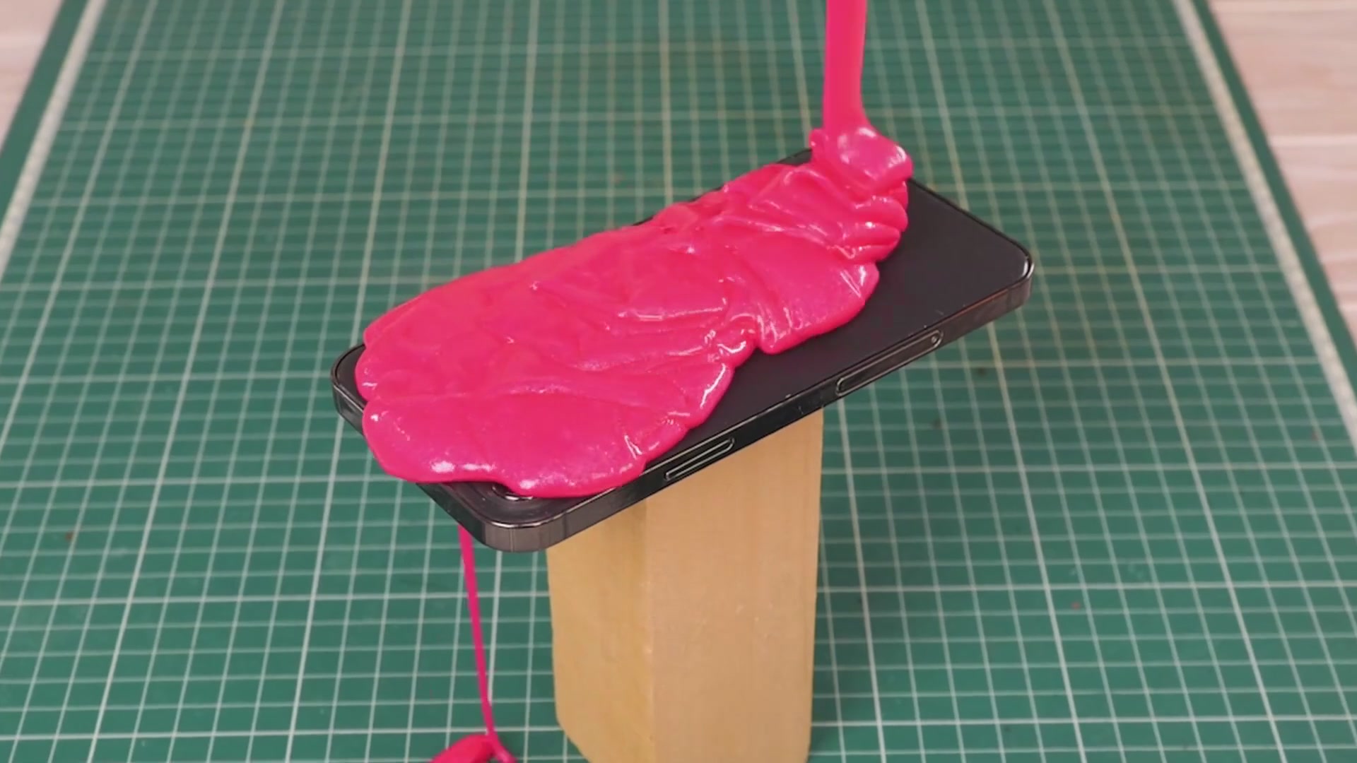 Innovative phone case creations using silicone and leather