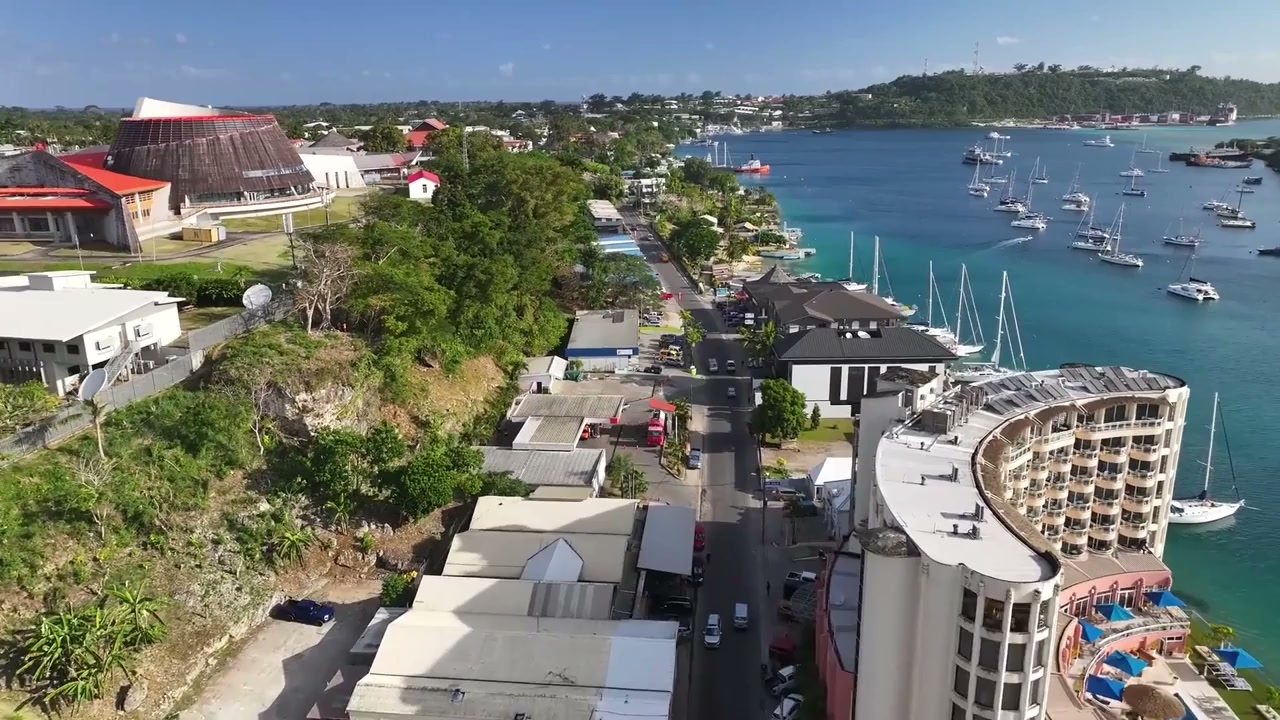 Port Vila: Drone explores Vanuatu’s turquoise coast