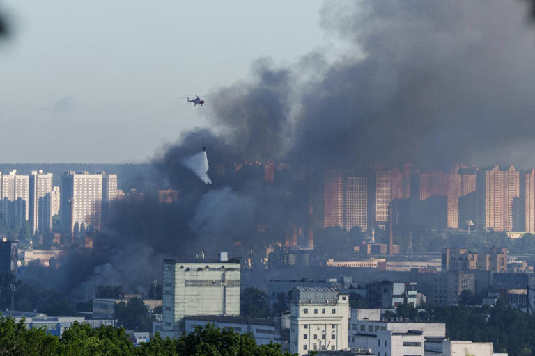 Russia attacked Ukraine’s capital anew this week.