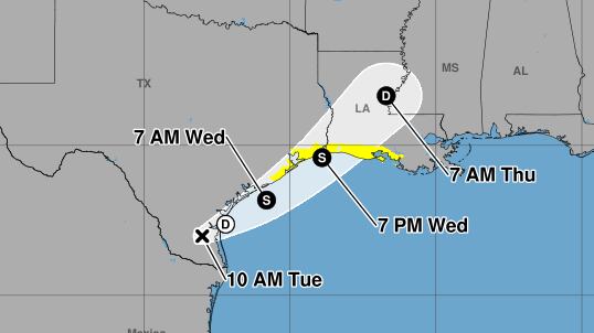 Tropical storm watch issued as Louisiana faces flooding rain for days