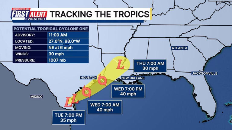 Tracking what could be the first tropical development of the season
