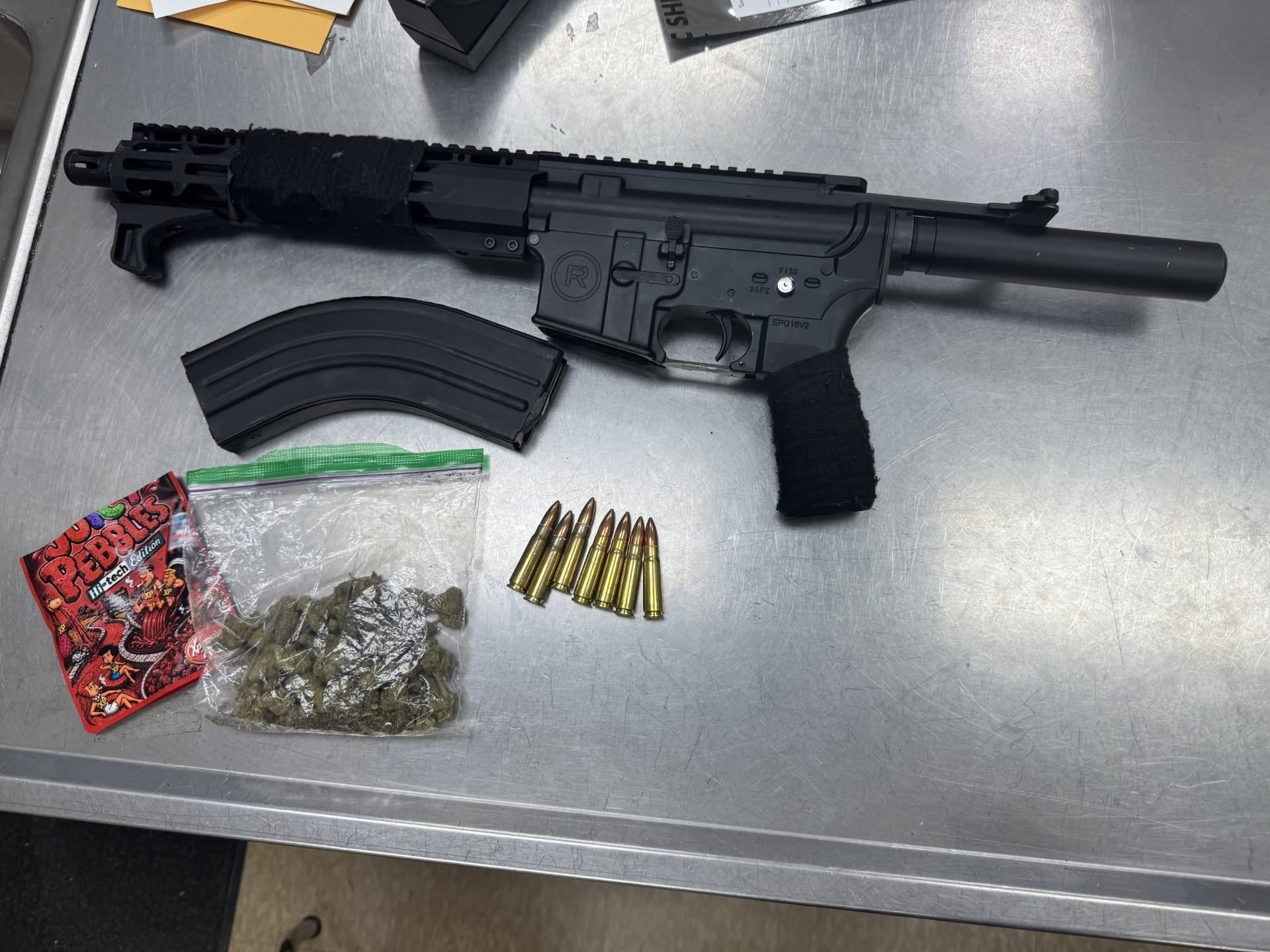 Driver caught with gun, drugs on way to street takeover in Huntersville