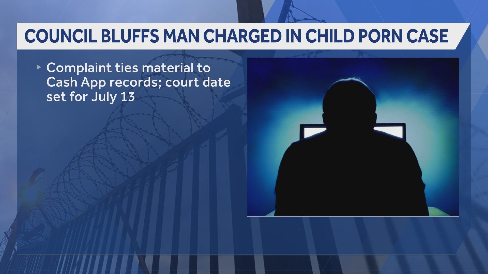 Council Bluffs man faces 13 counts in child sexual abuse material case