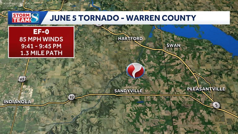 Iowa weather: National Weather Service confirms several tornadoes from ...