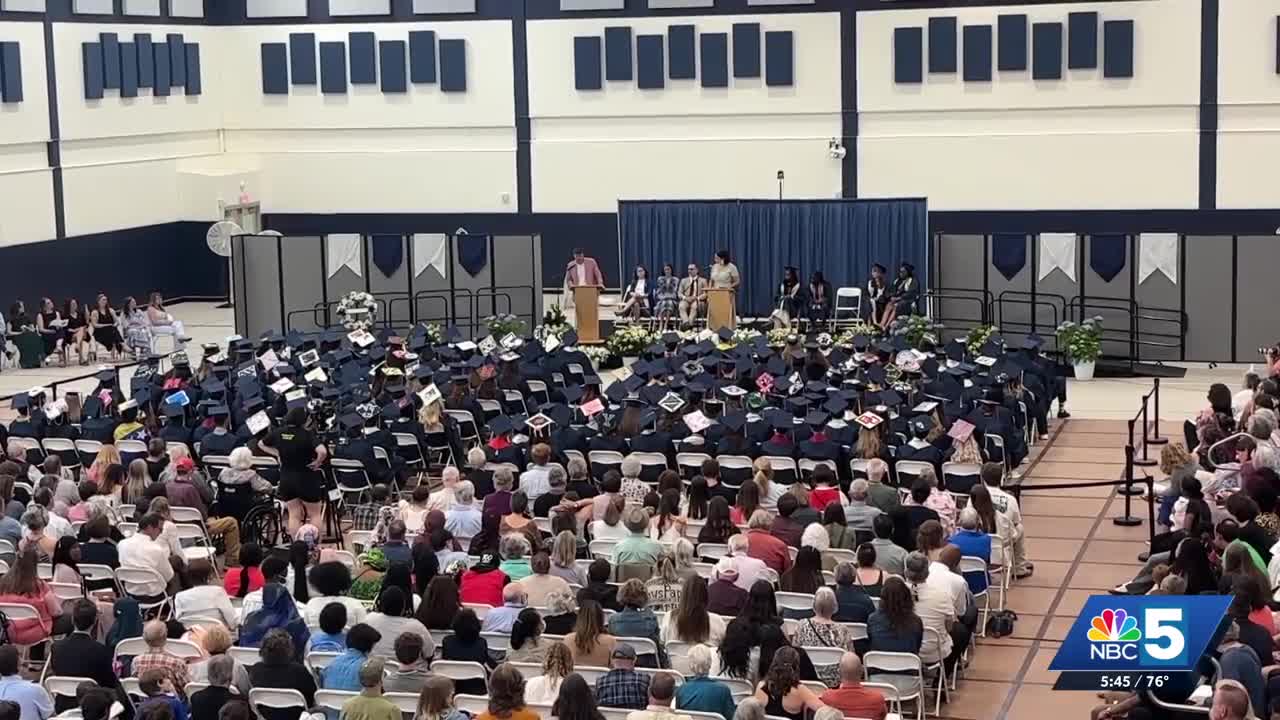 Burlington High School class of 2026 graduates inside newly completed ...