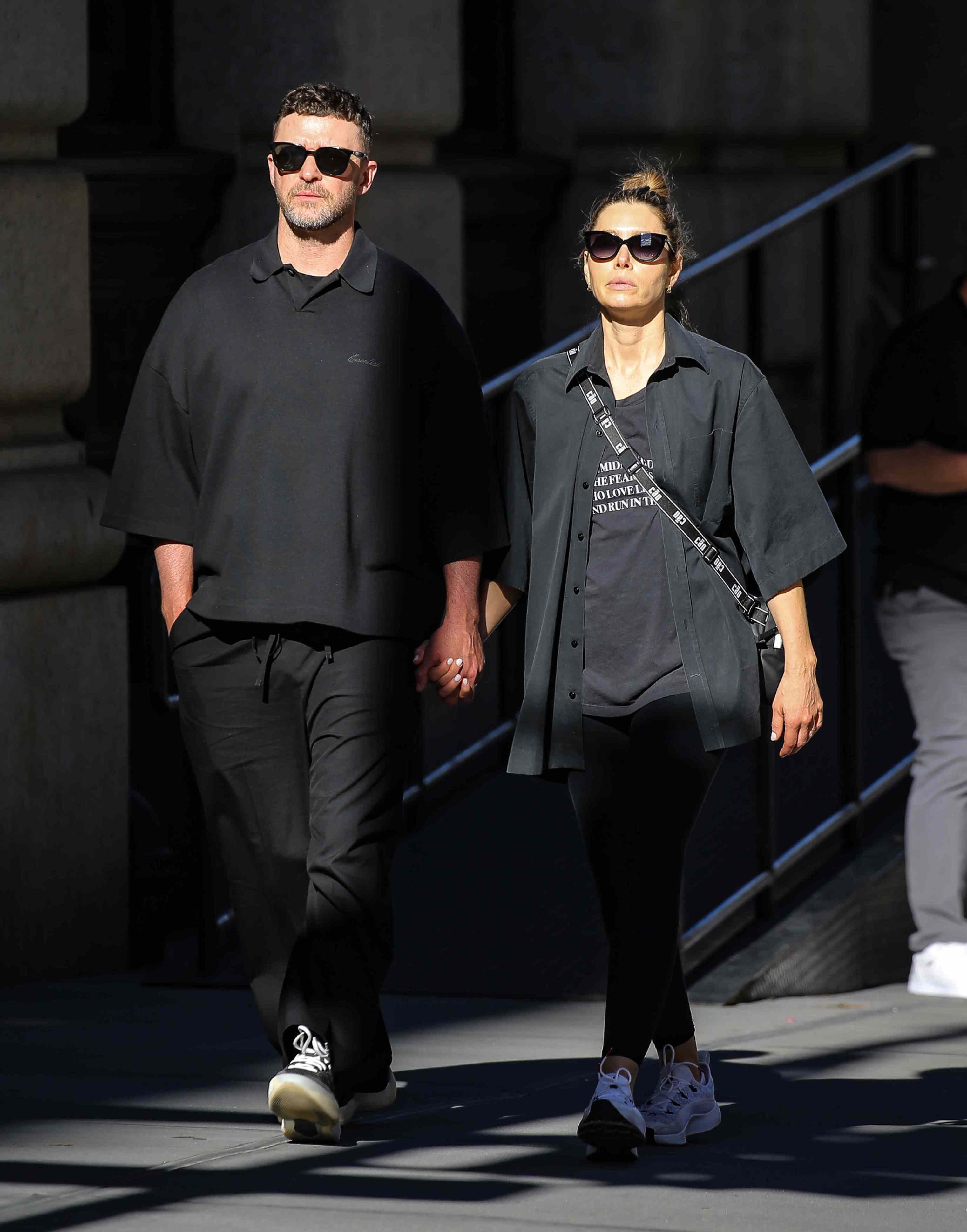 Justin Timberlake and Jessica Biel flaunt subtle PDA during ultra-rare ...