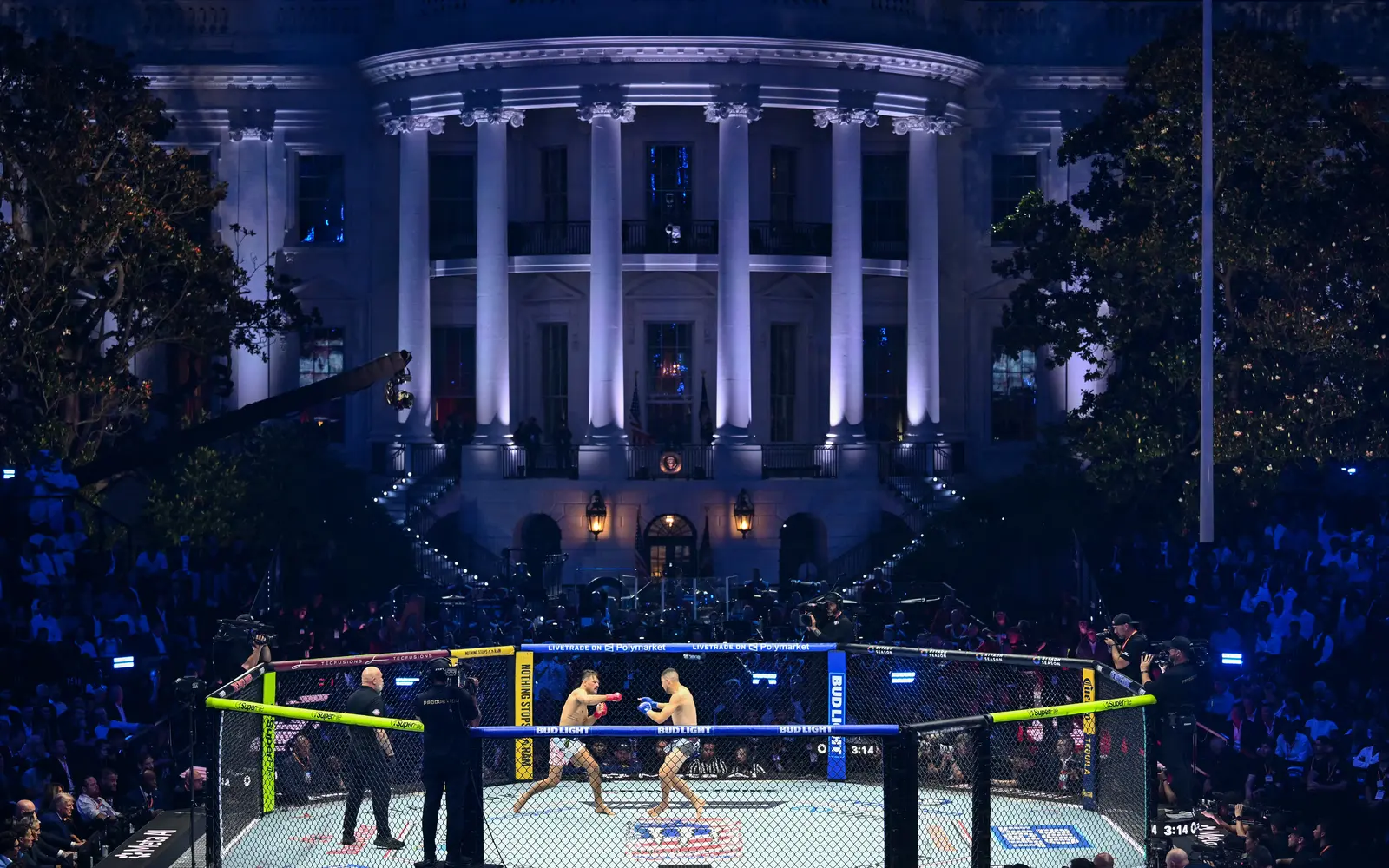 Alleged plot to attack White House fight night foiled, says FBI
