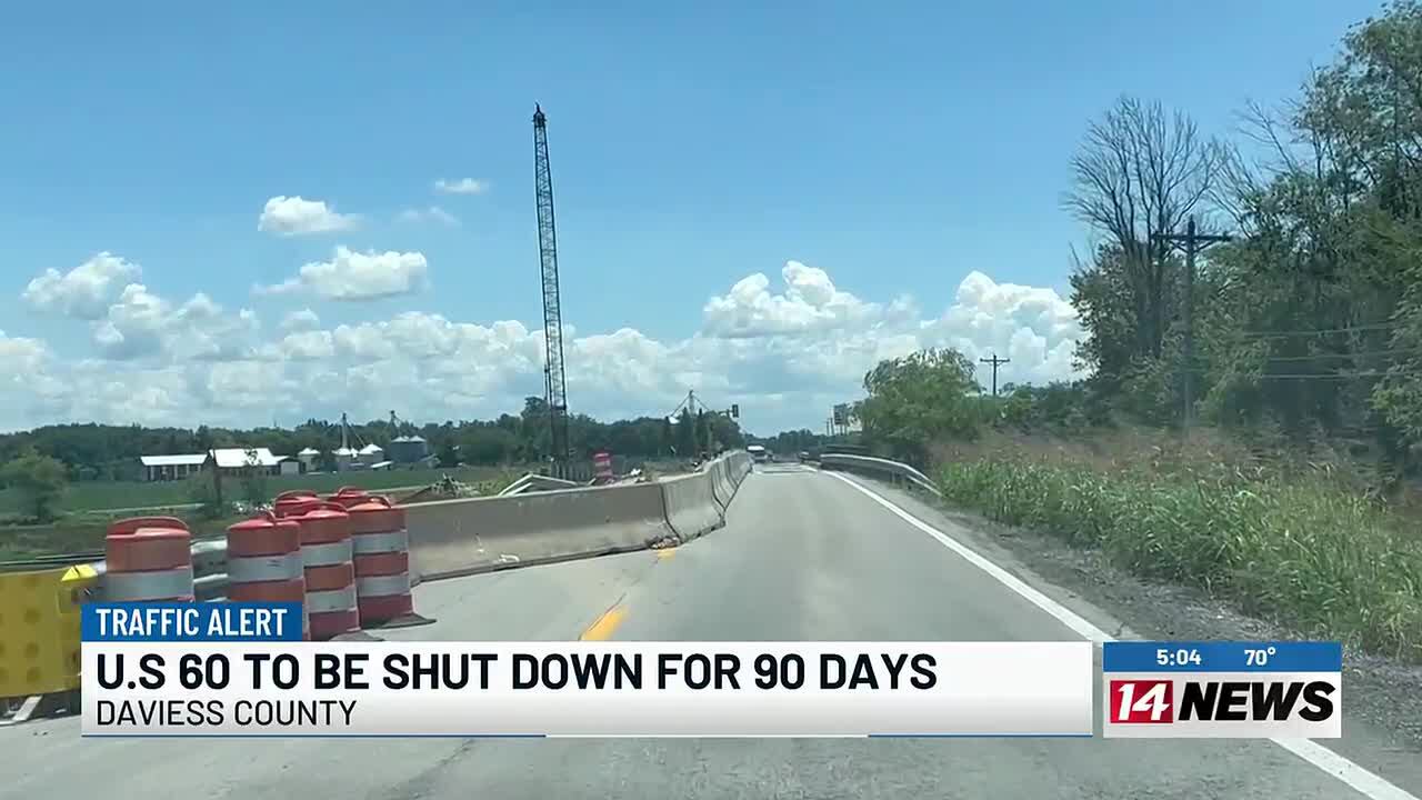 US 60 in Daviess Co. to close for 90 days after crews discover buried ...