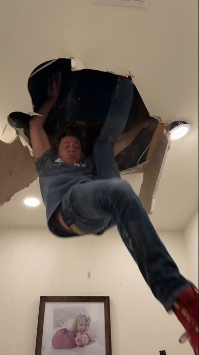 How to fall thru the ceiling