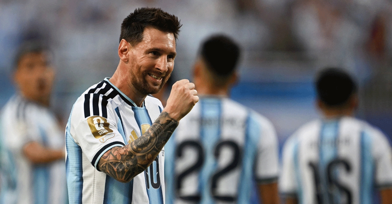 Oh Messi! Hat-trick from the magician gives Argentina 3-0 win in their ...