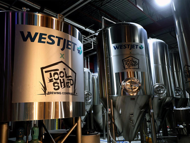 Visual Reference: Tool Shed Brewing Company Named Exclusive Beer Provider For Westjet