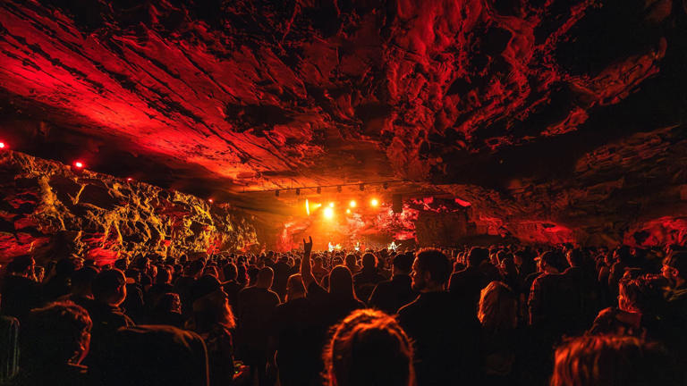 The coolest concert venue in America? The Caverns subterranean cave.