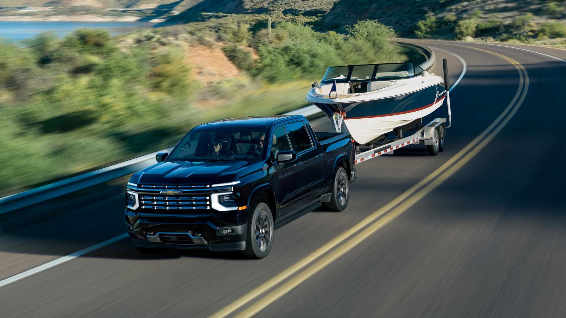 2027 Chevrolet Silverado 1500 High Country Exterior Towing Front Quarter