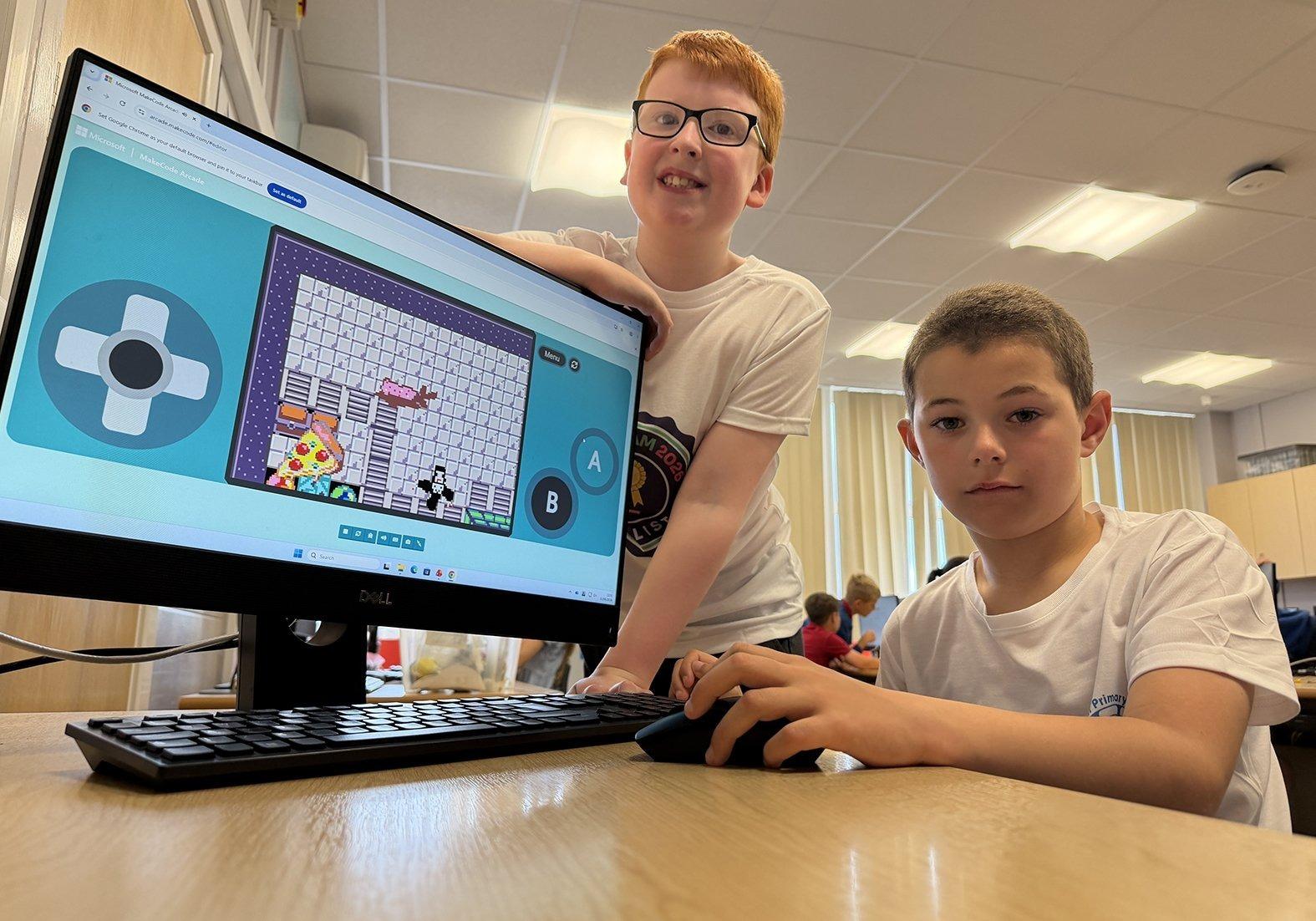 Hartlepool pupils earn place in Code Jam 2026 grand final with retro ...