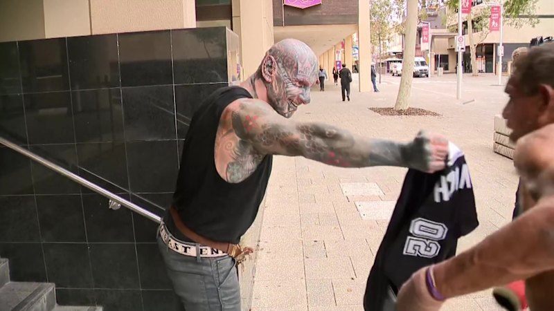 This Perth bikie gave his shirt to a homeless man. Six hours later ...