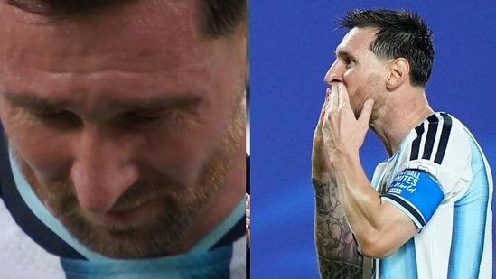 Lionel Messi breaks down after sensational goal, admits enduring ...