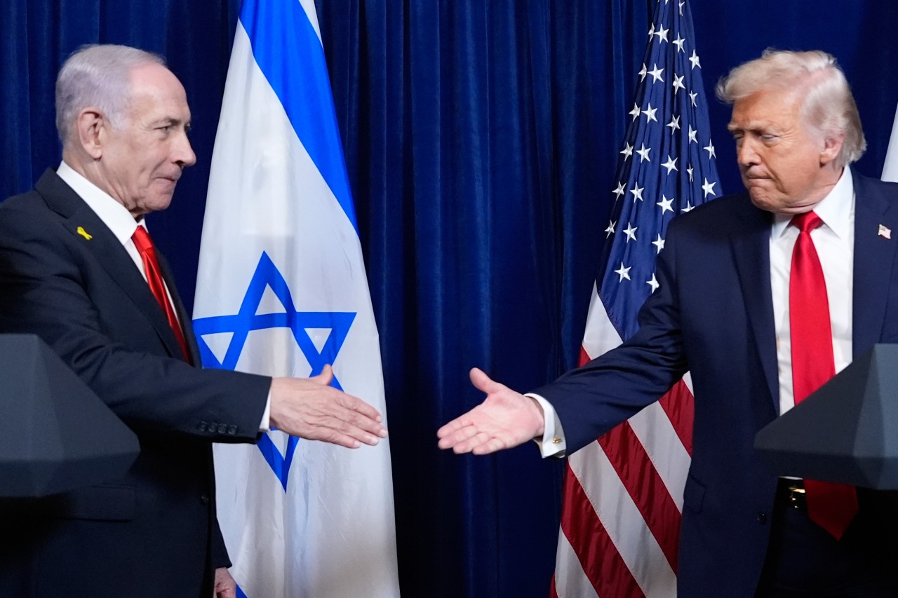 President Trump and Israeli Prime Minister Benjamin Netanyahu.
