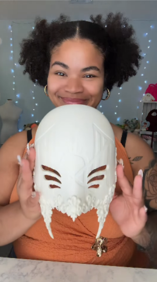 The mask project begins with creative first steps