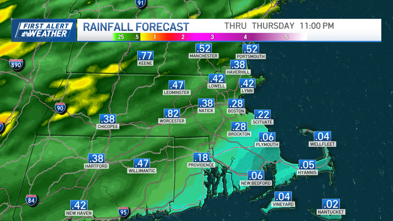 Most of us stay dry today but the rain catches up with us tomorrow