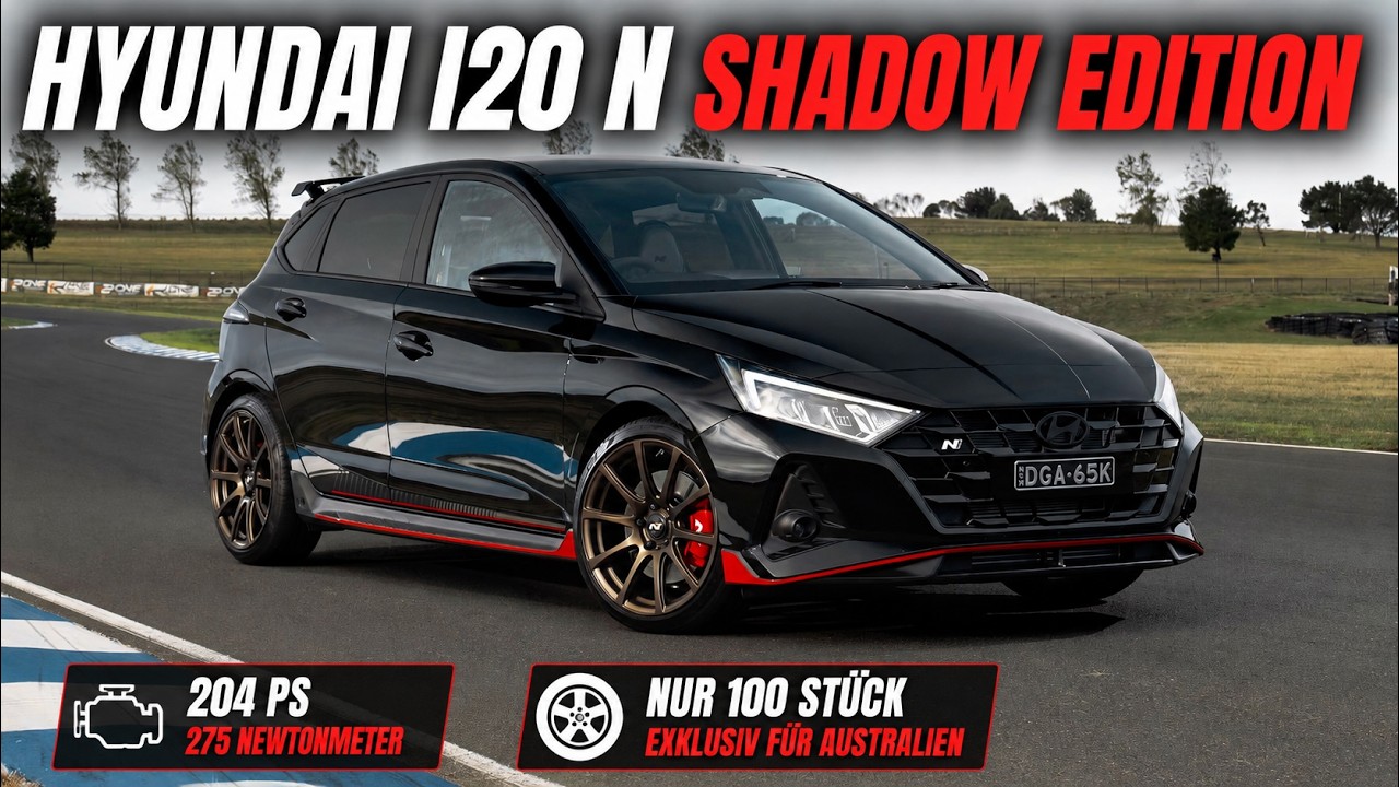 2026 Hyundai i20 N Shadow Edition: Limitierter Hot Hatch zum Abschied