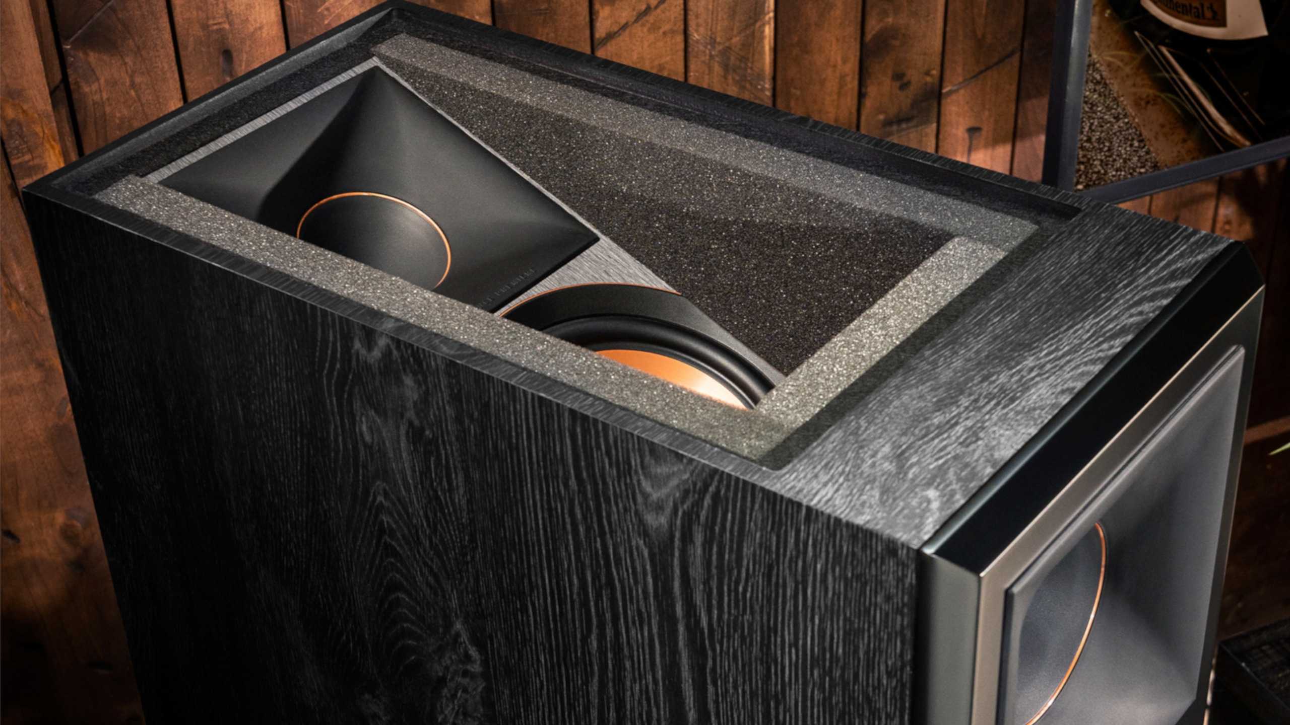 Klipsch's RP-8060FA Dolby Atmos floor speaker.