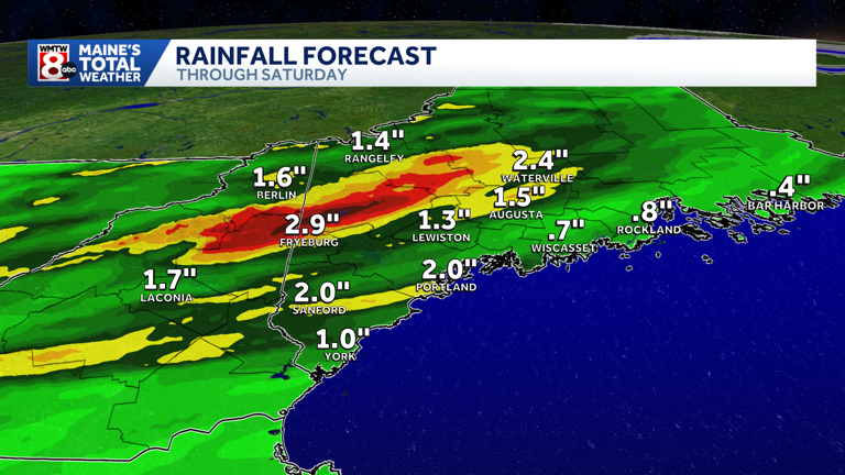 Severe weather threat increases in Maine Thursday