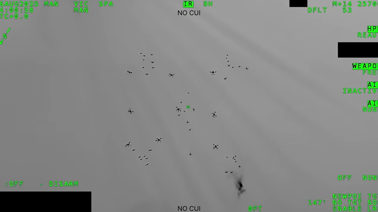 Hundreds of drones appeared - then the real test began