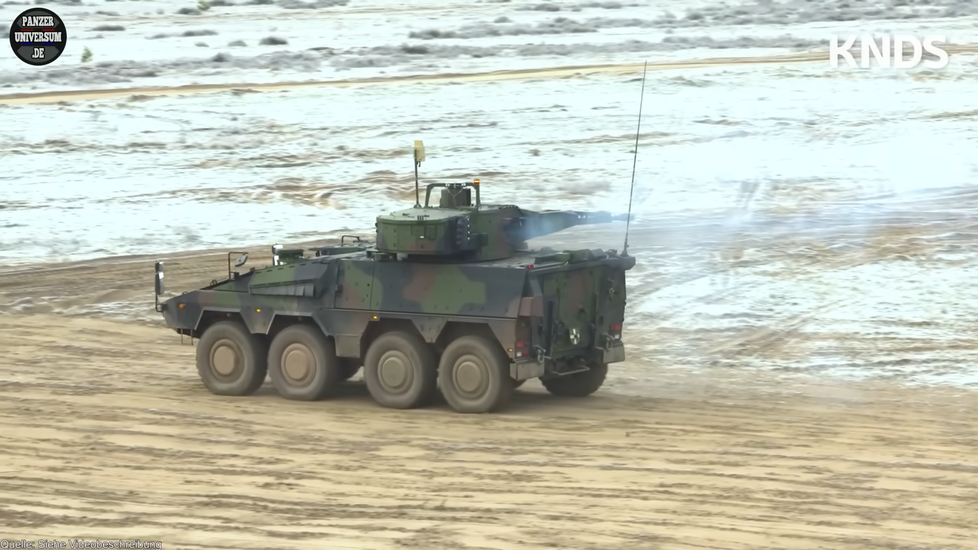 RCH155 with 70 km range – this Boxer becomes a mobile artillery weapon