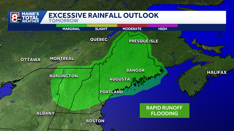 Severe weather threat increases in Maine Thursday
