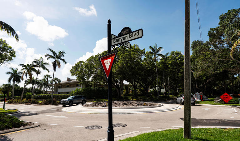 Naples roundabout construction ends, road closures lifted