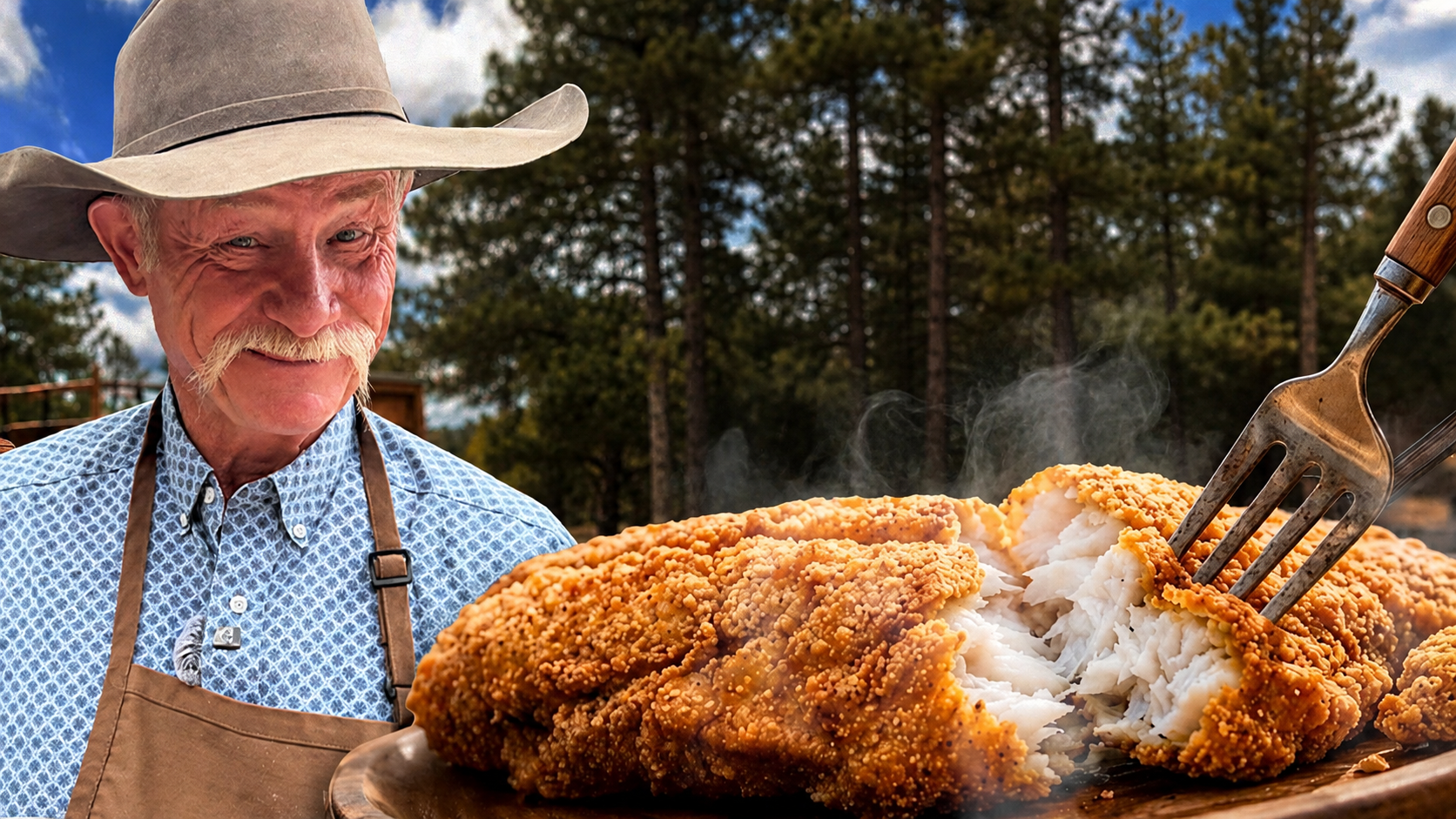 He made crispy catfish - then explained the mistake everyone makes