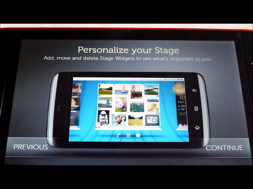 Dell Streak 5 Dell Stage tutorial: Personalize your Android tablet ...