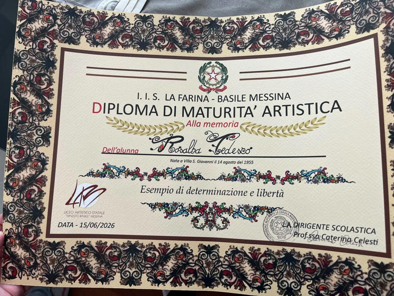 Messina, Rosalba Tedesco è la prima vittima di femminicidio a ricevere ...