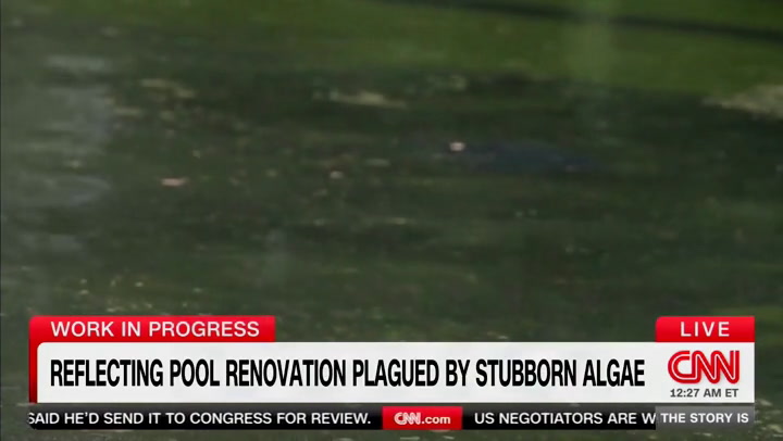 CNN: Lincoln Memorial Reflecting Pool recording high phosphate levels