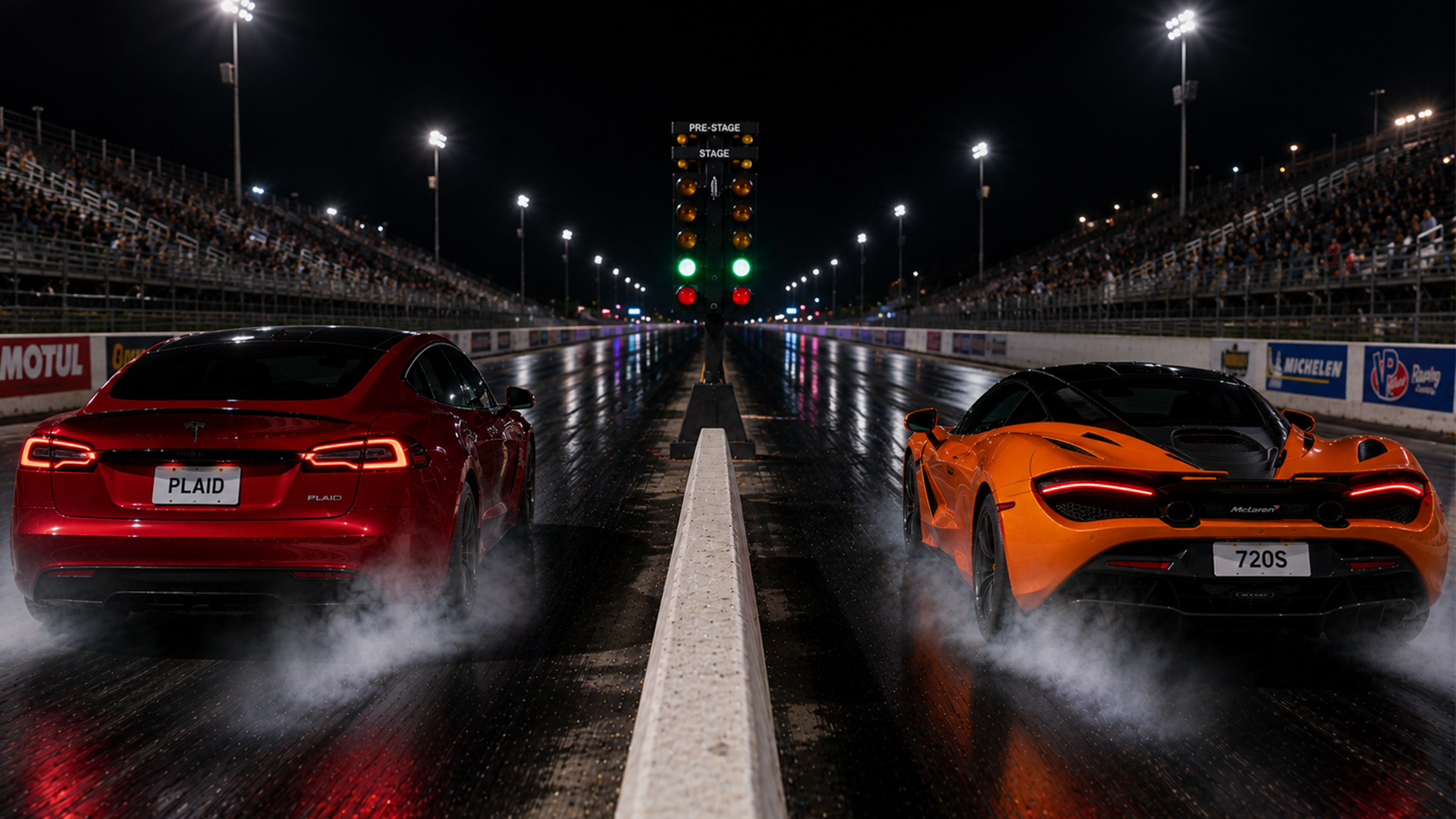 Is Tesla Plaid Faster Than A 1000HP McLaren in Drag Race