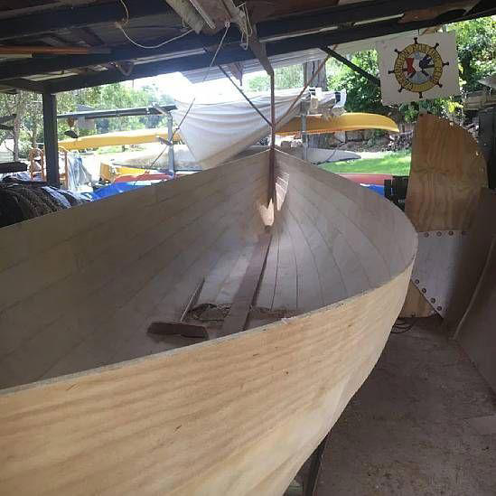 "Construir el barco se convirtió en una parte fundamental del viaje. Ese barco era realmente parte de mí".