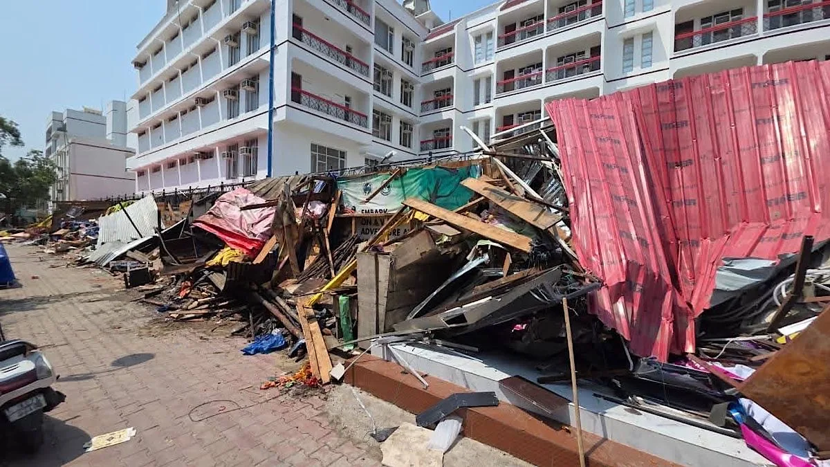JDA demolishes 30 illegal structures near Jammu railway station ...