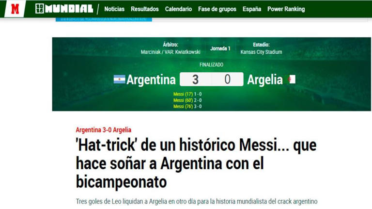 La prensa del mundo se rinde ante Lionel Messi tras el triunfo de ...