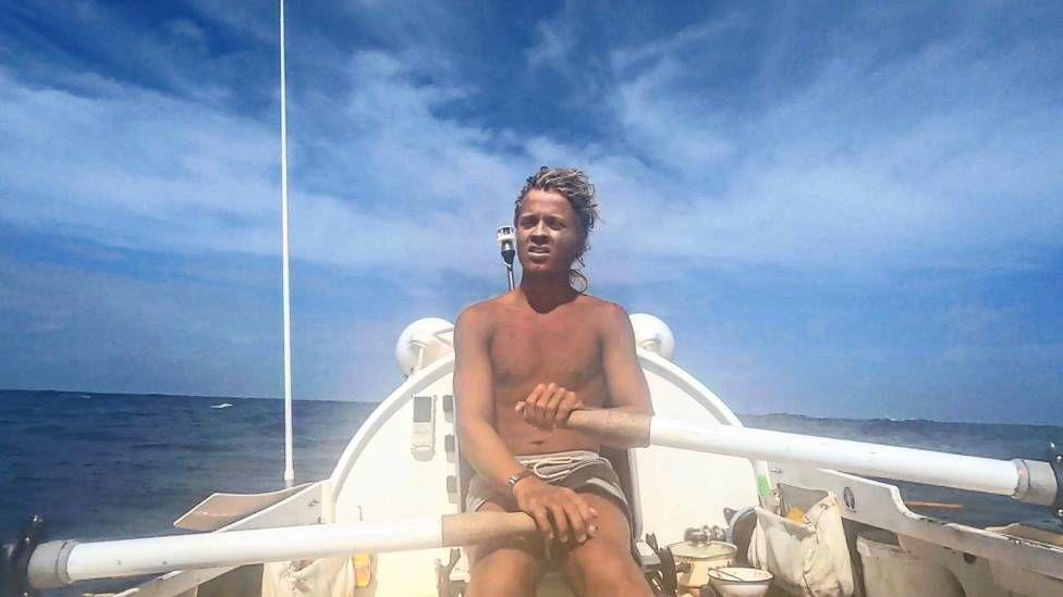 "Quería el mayor desafío posible. Cruzar el Pacífico sur es básicamente la travesía oceánica a remo más larga que se puede emprender".
