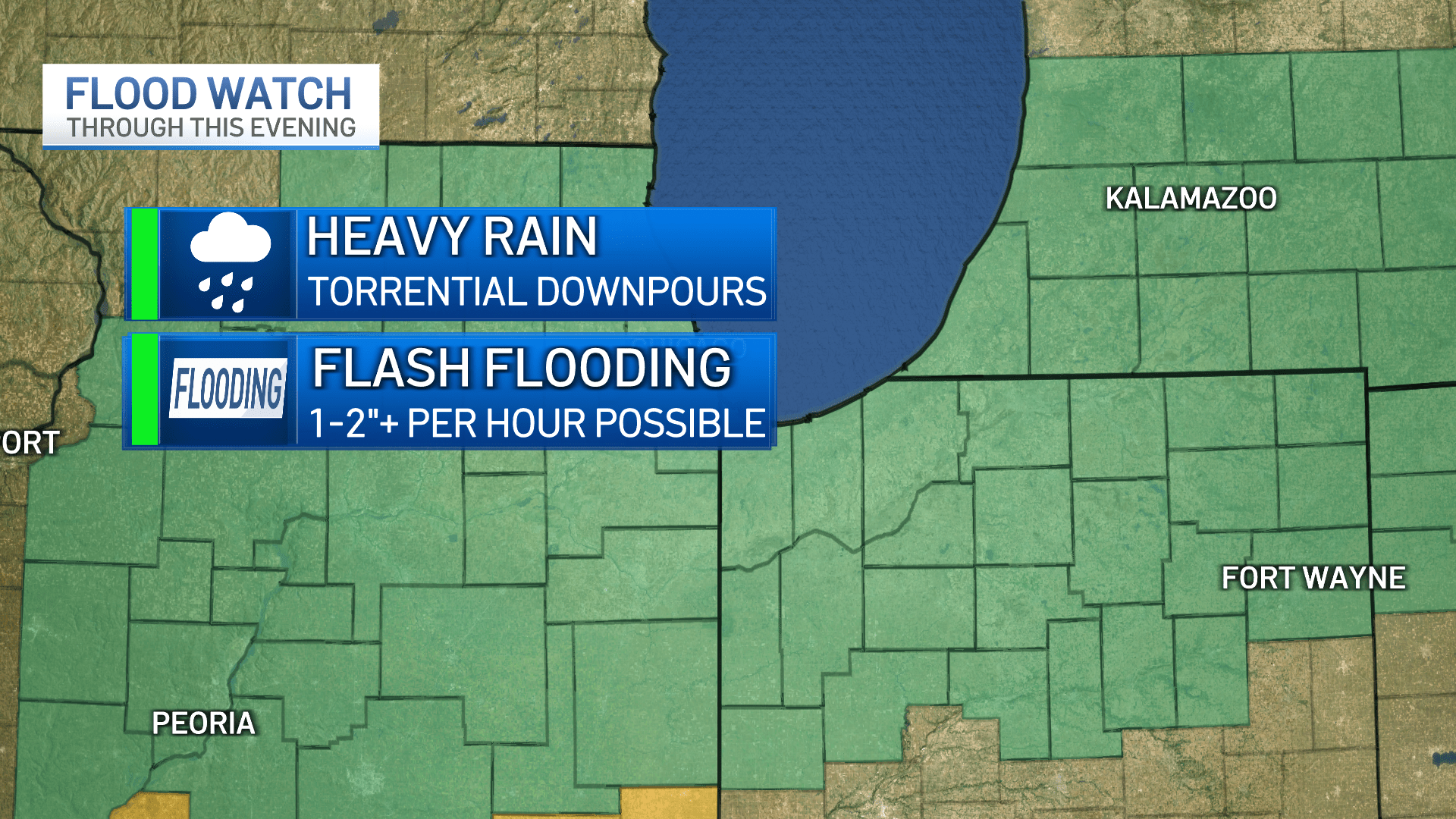 Chicago area residents asked to skip showers amid 'torrential' rainfall ...