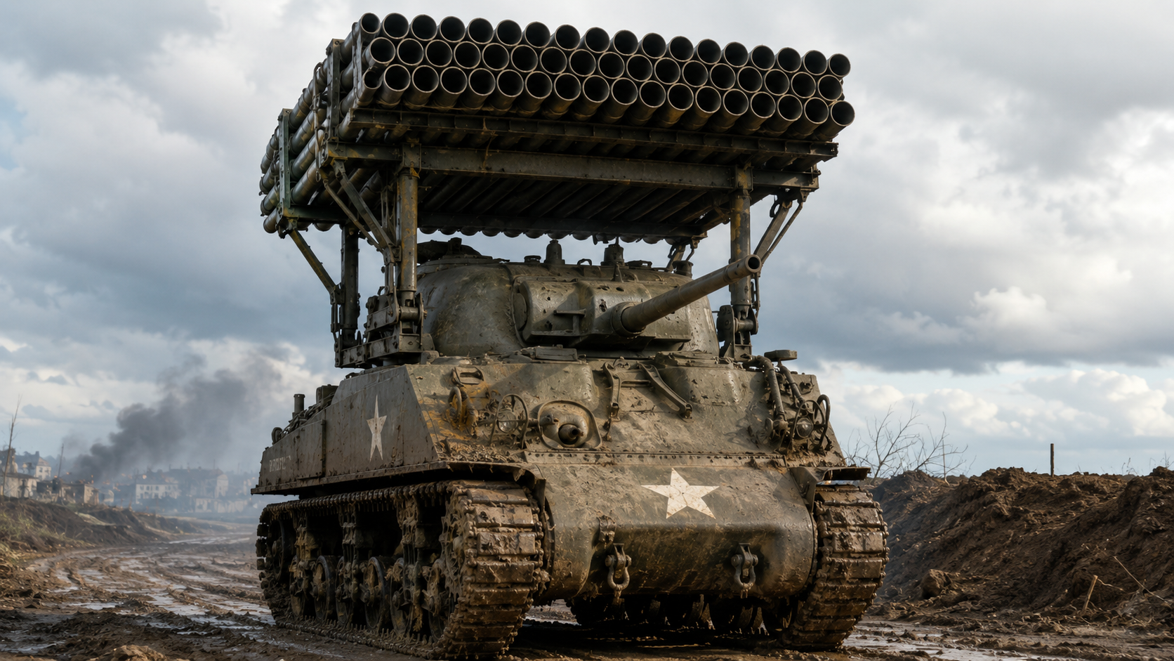 Calliope - The rocket nightmare America strapped on a Sherman tank