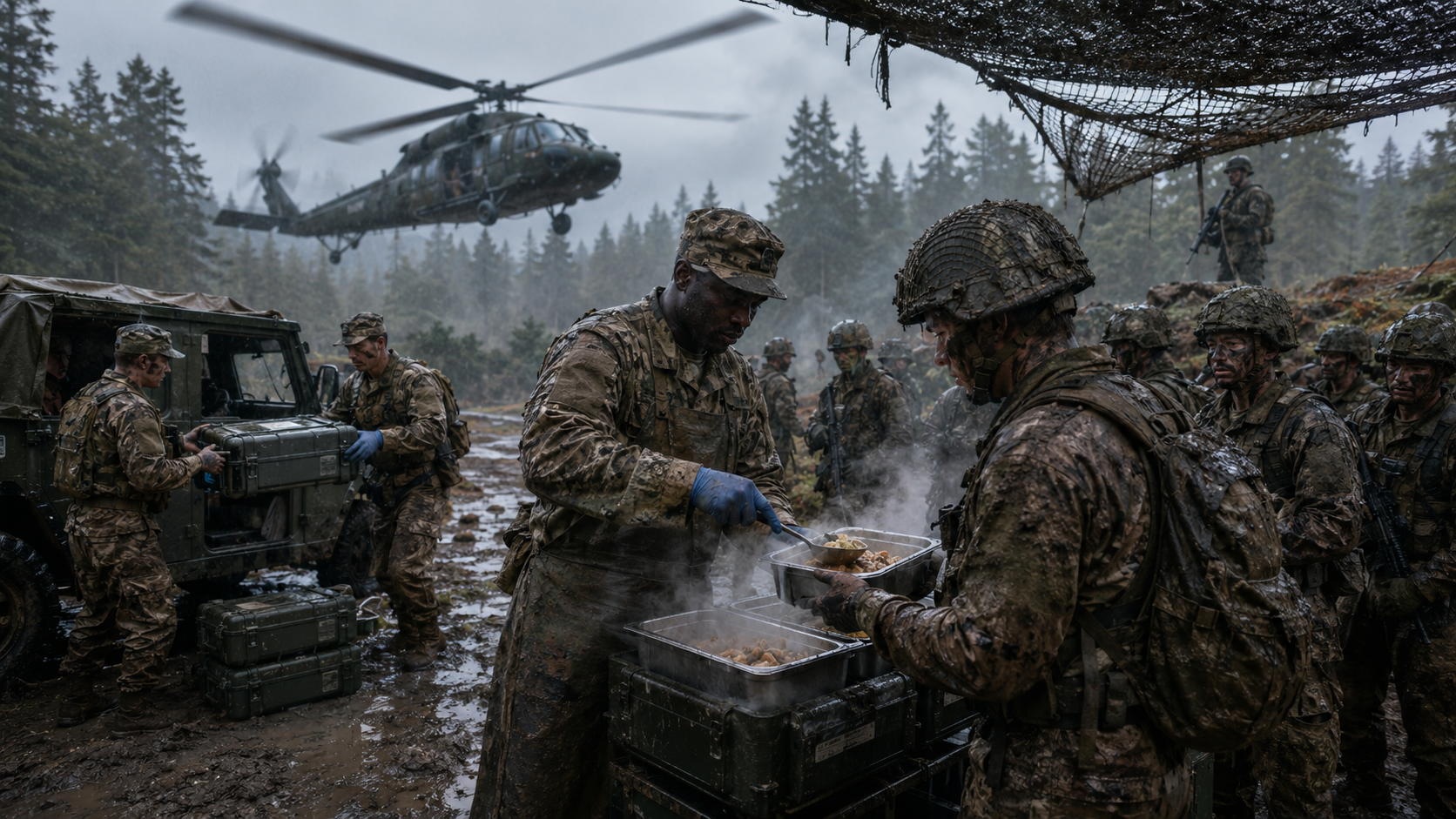 The battlefield food machine that keeps soldiers fighting anywhere
